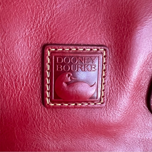Like NEW DOONEY & BOURKE Lipstick Red Florentine Tulip Shopper Bag - Picture 6 of 14